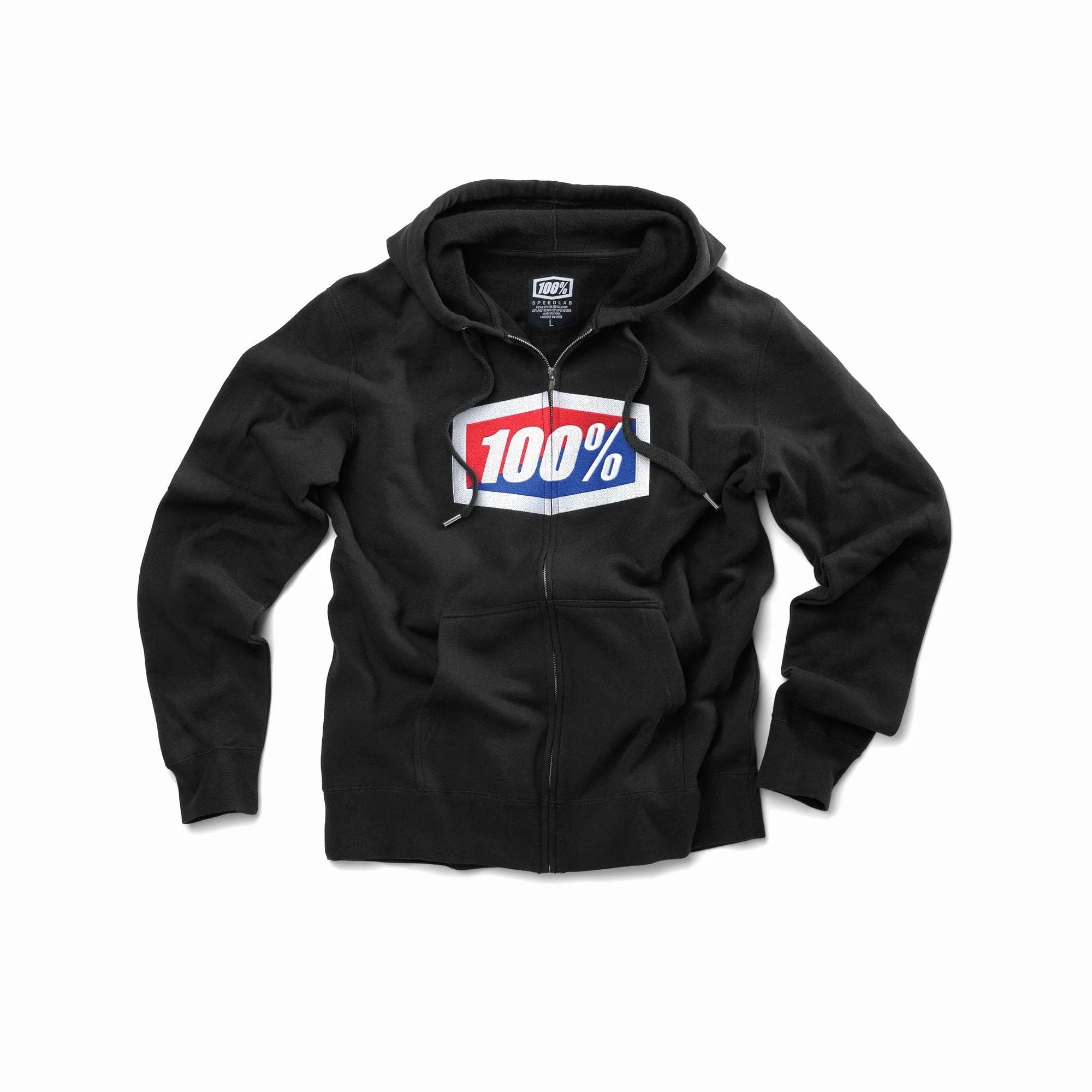 100% Official Zip Hoodie 2022 Black XXL