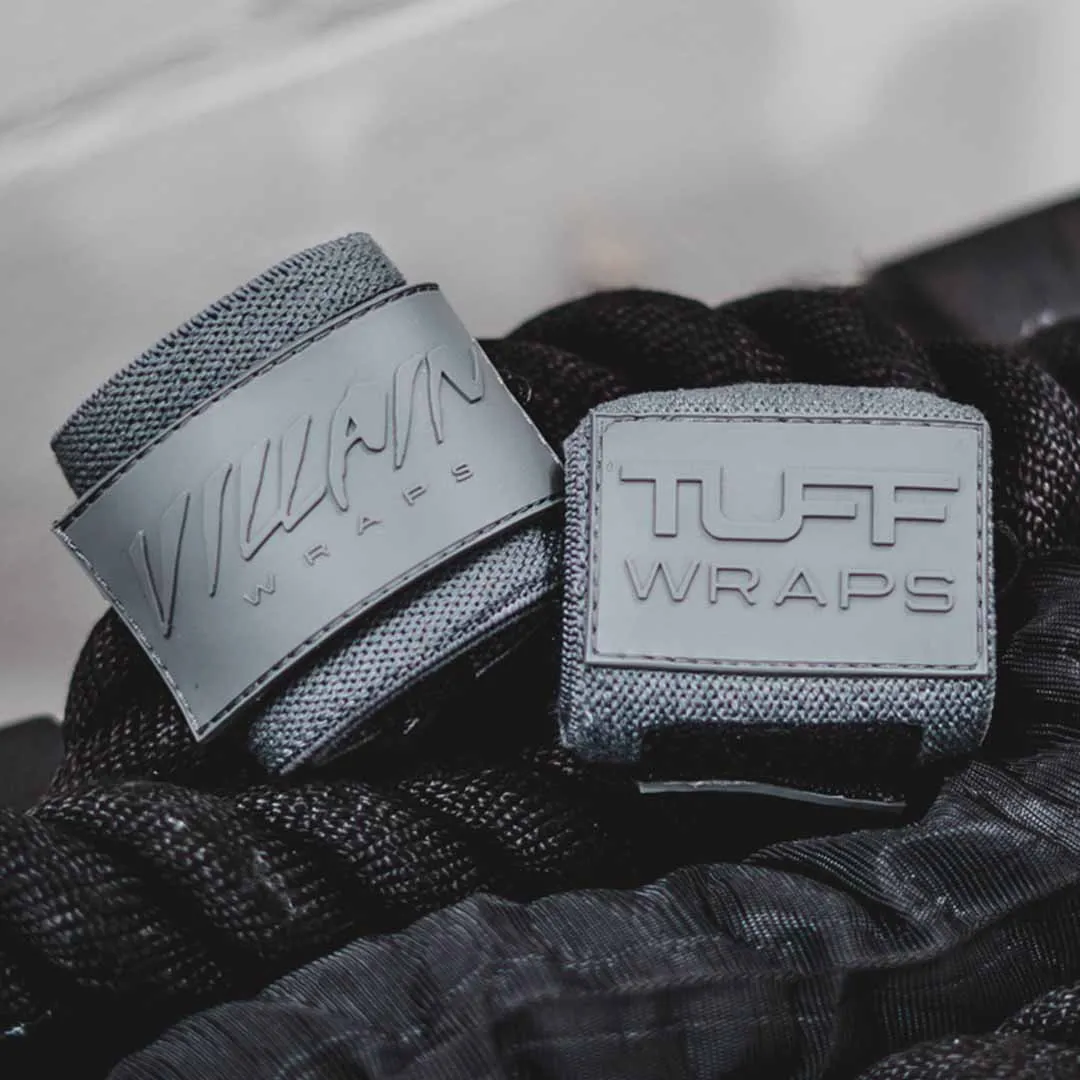 16" Villain Sidekick Wrist Wraps - Solid Gray