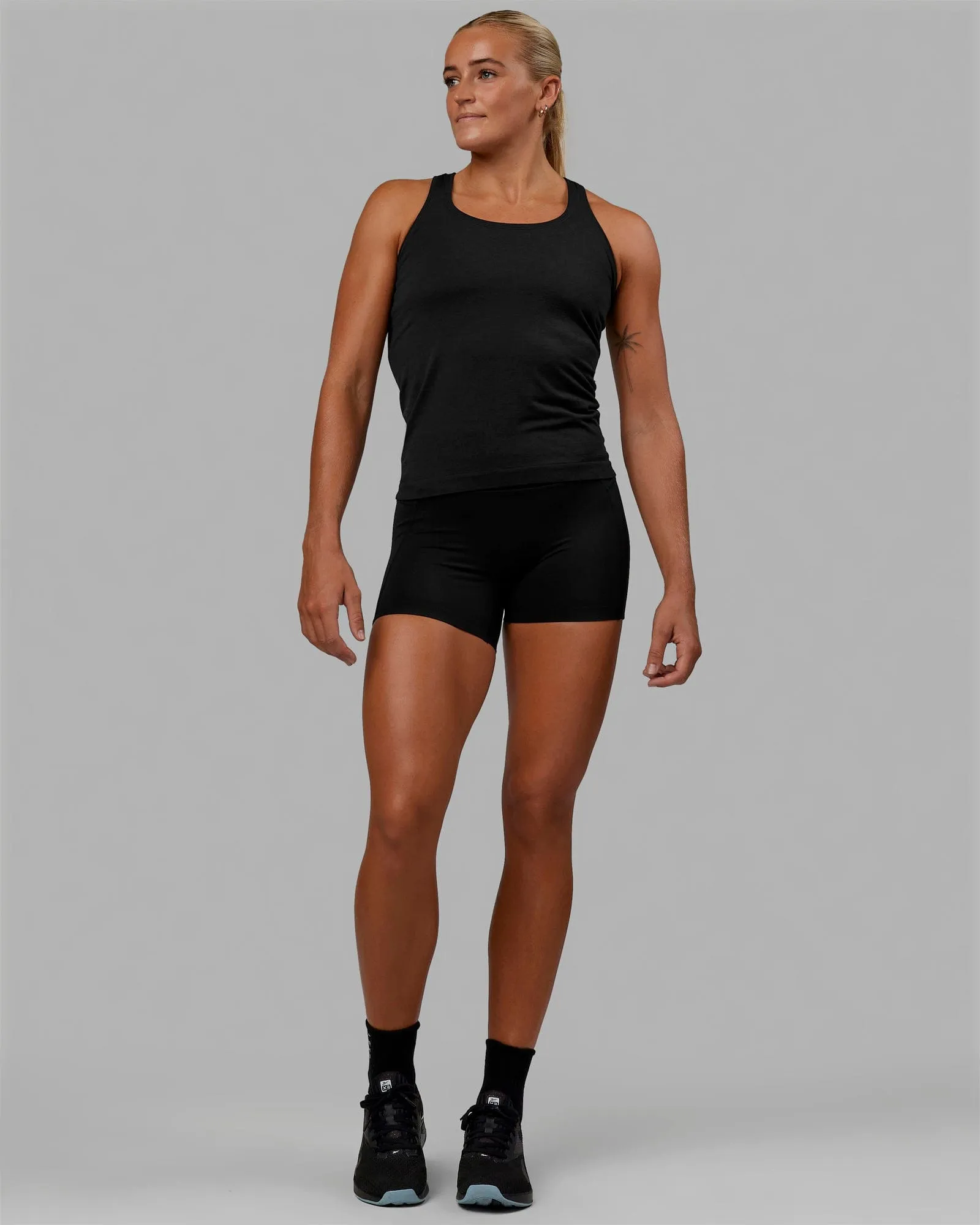 AeroFLX  Seamless Tank - Black Marl