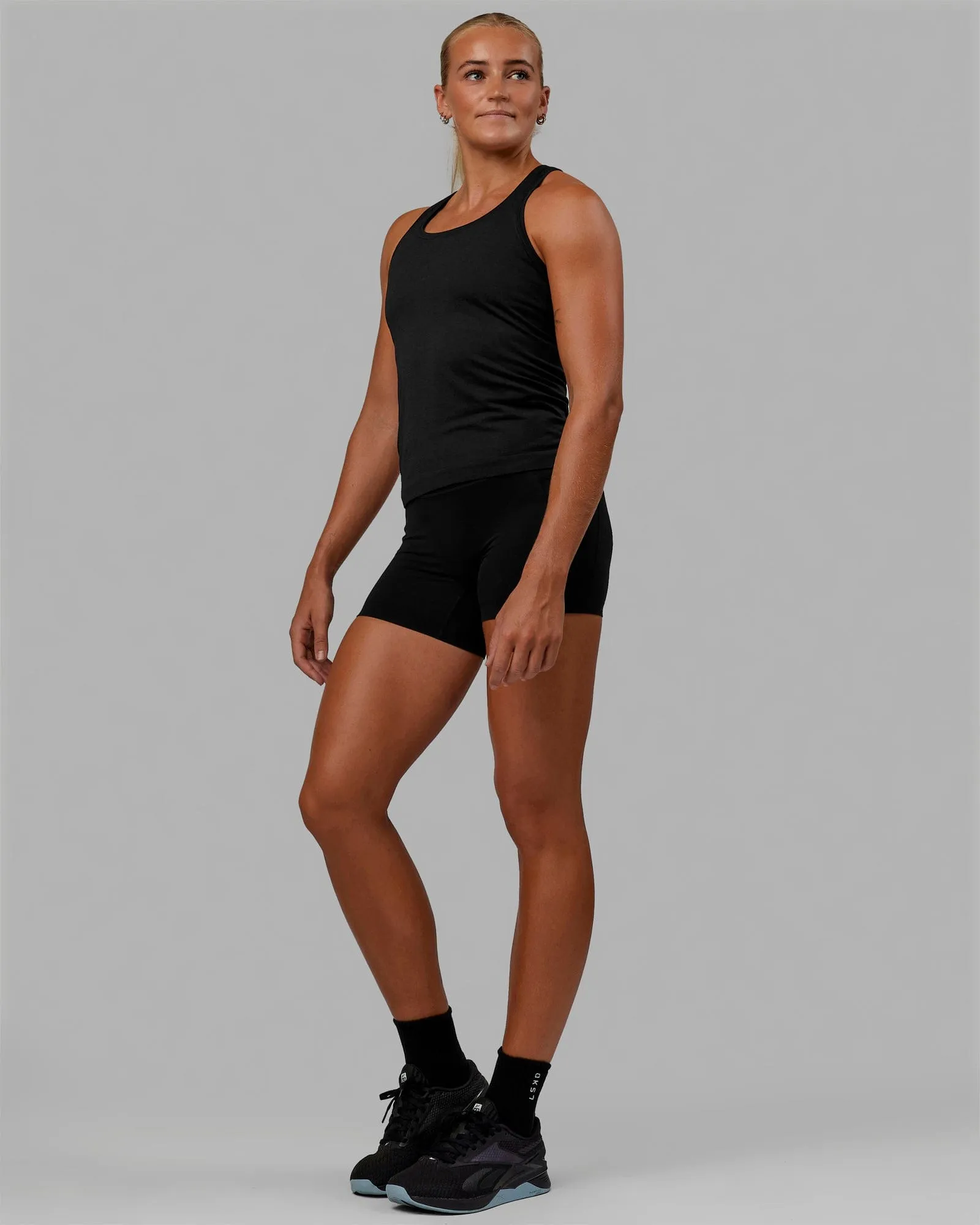 AeroFLX  Seamless Tank - Black Marl