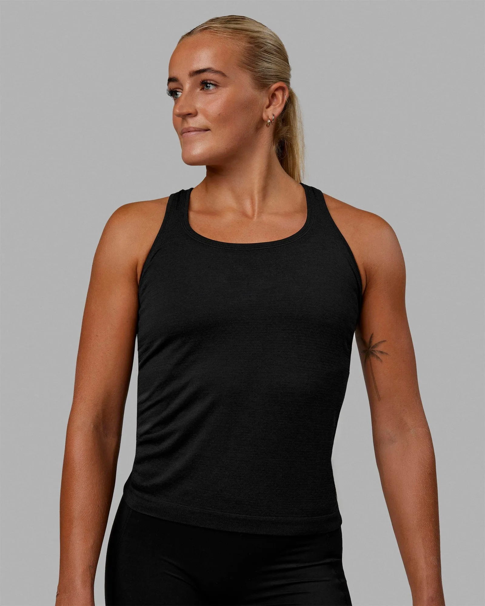 AeroFLX  Seamless Tank - Black Marl