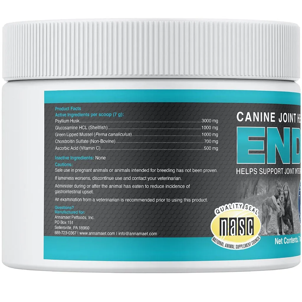 Annamaet Endure Canine Joint Health Supplement, 7-oz