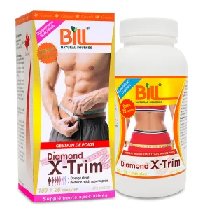 BILL Natural Sources® Diamond X-Trim  160mg 120 Capsules