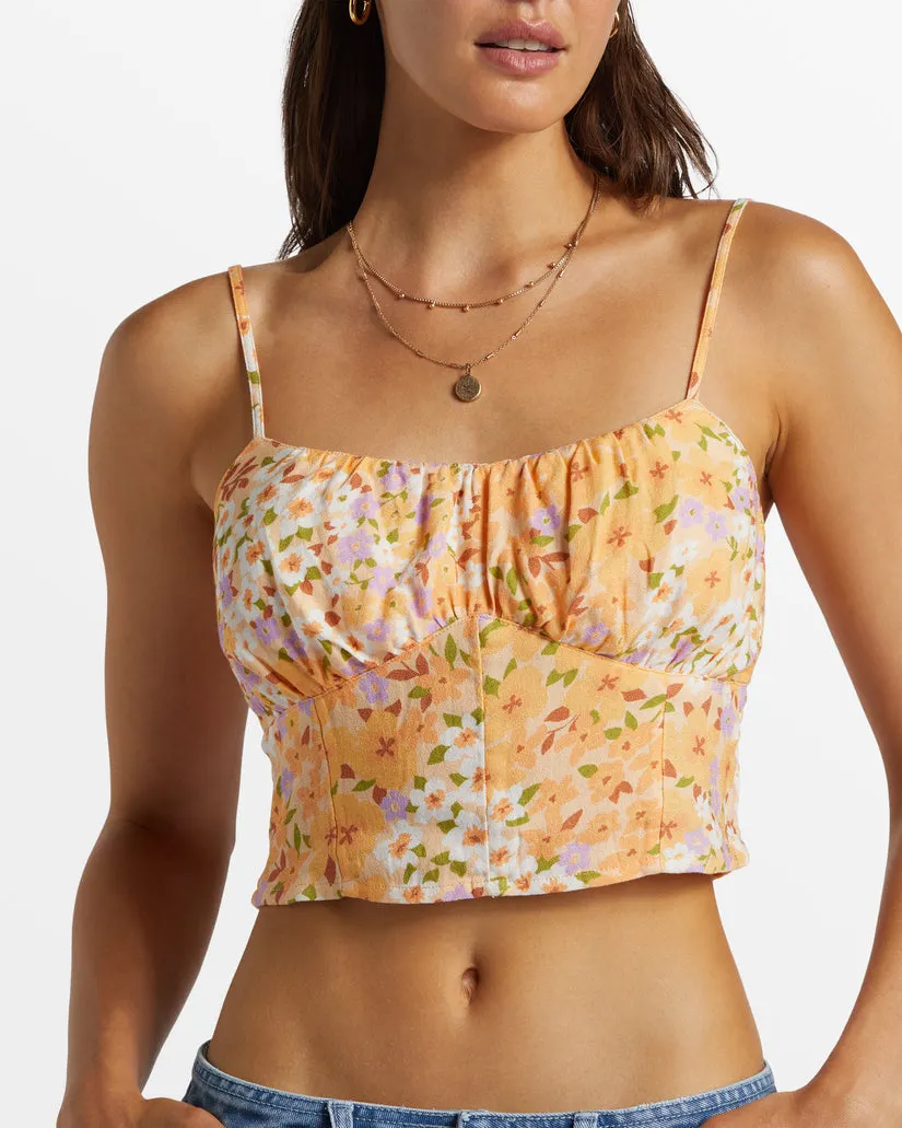 Billabong So Simple Tank-Peach Whip