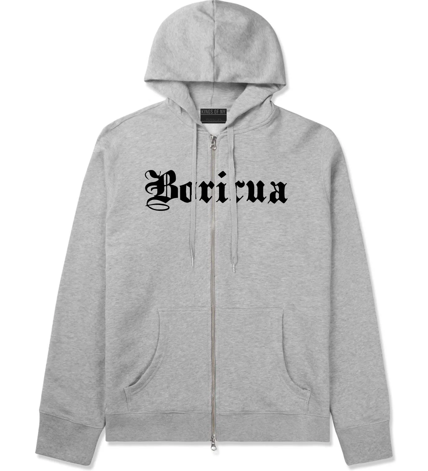 Boricua Puerto Rican Zip Up Hoodie Hoody