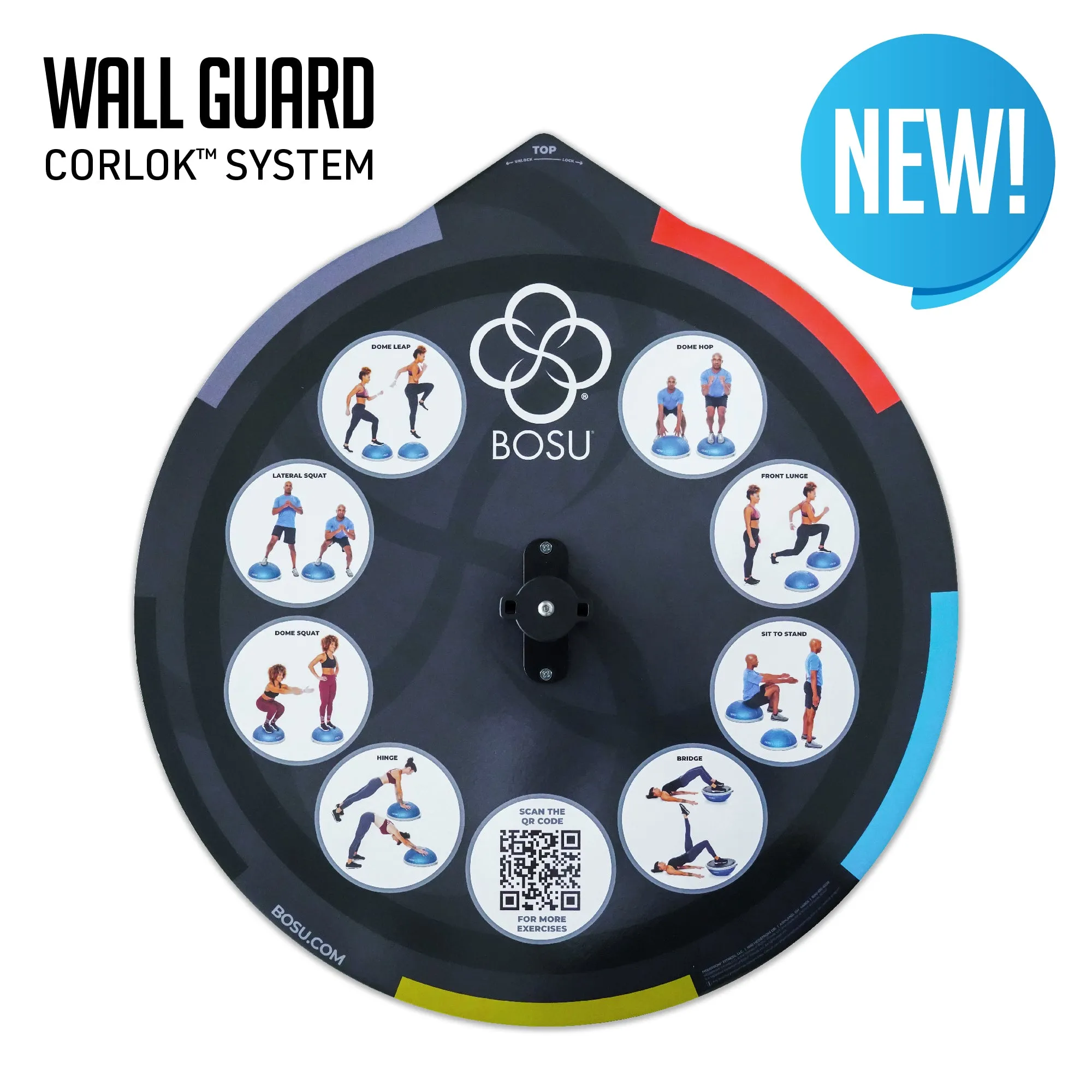 BOSU® CorLok® Balance Trainer   Balance Bar Bundle