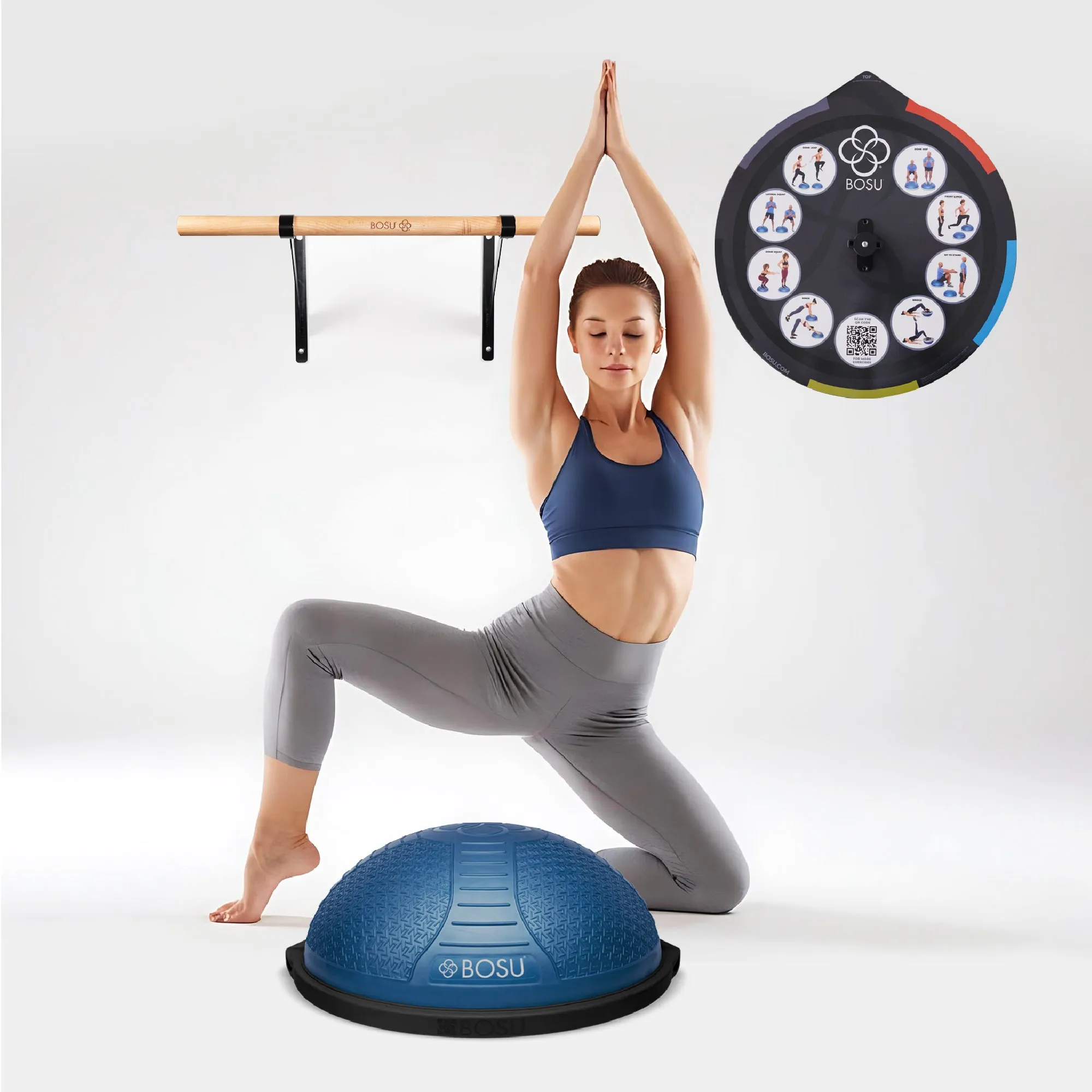 BOSU® CorLok® Balance Trainer   Balance Bar Bundle