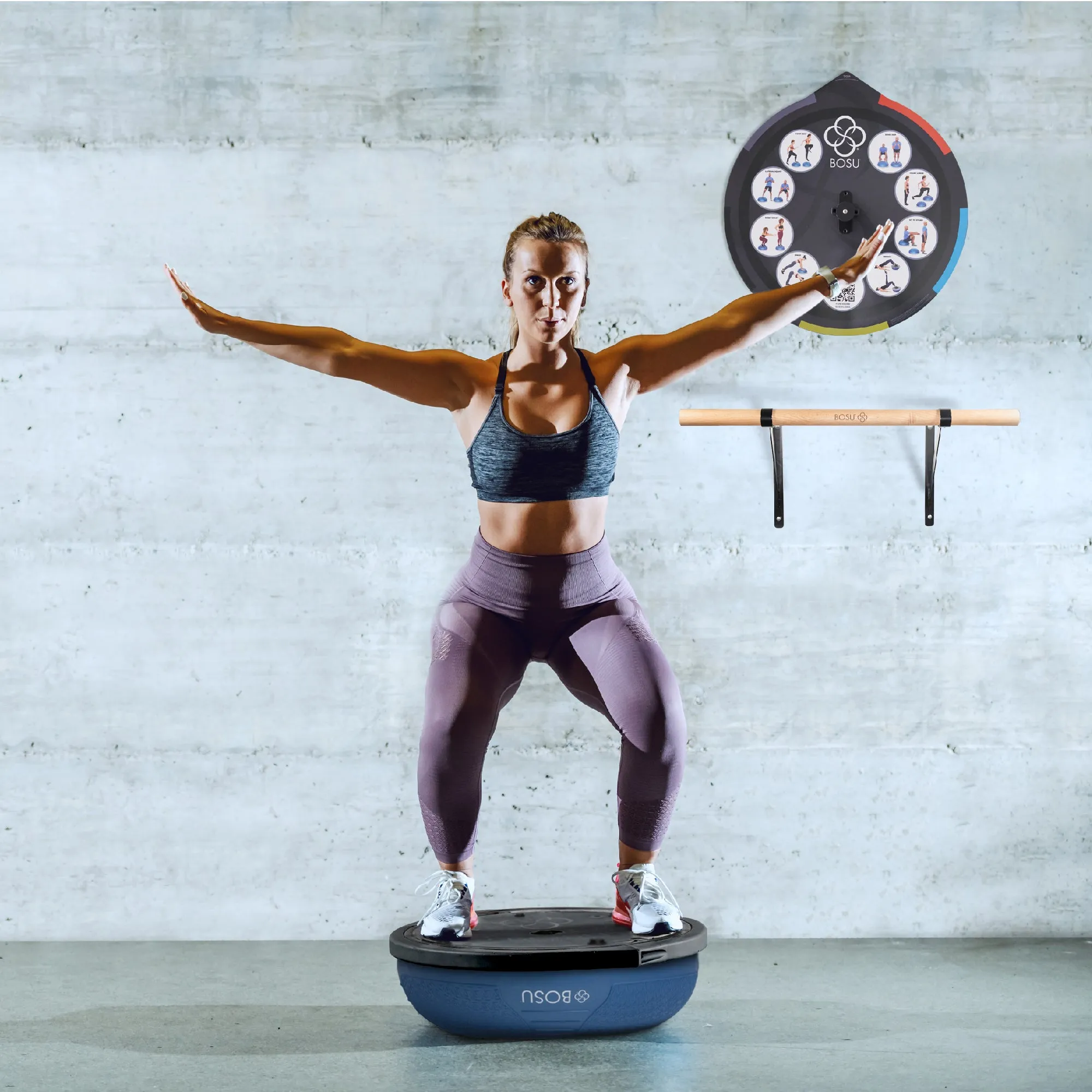 BOSU® CorLok® Balance Trainer   Balance Bar Bundle