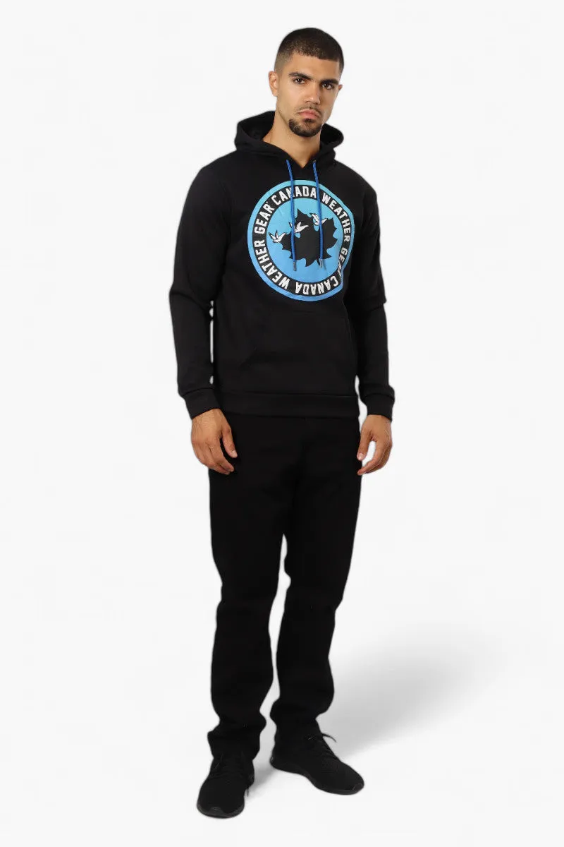 Canada Weather Gear Logo Print Hoodie - Black