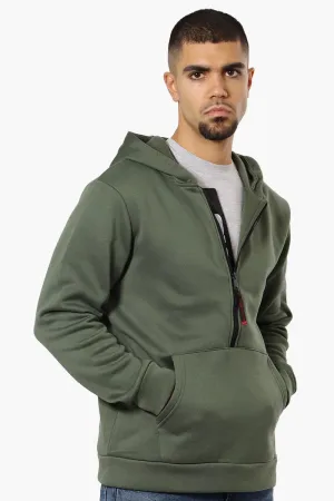 Canada Weather Gear Logo Zipper Detail Hoodie - Green