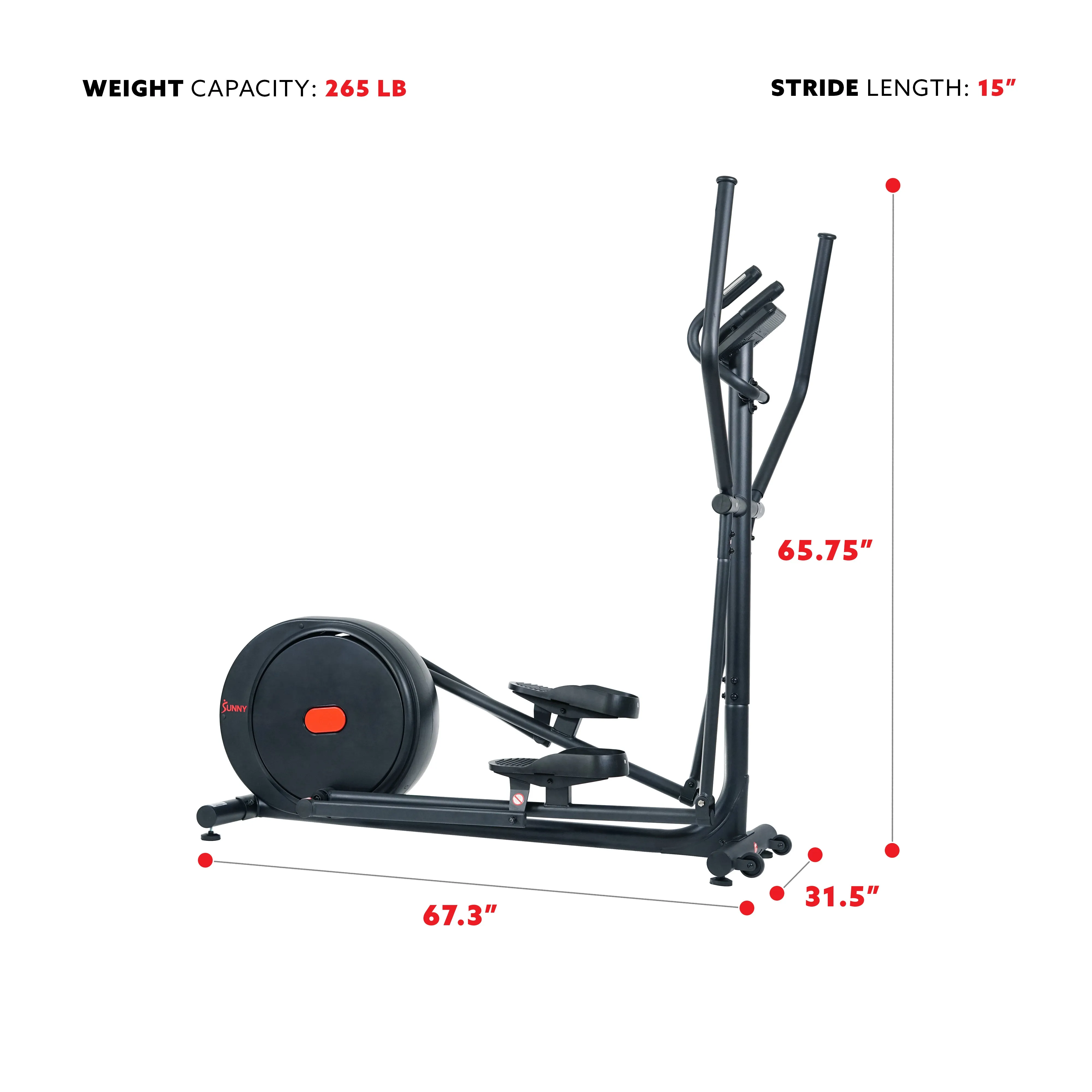 Carbon Premium Magnetic Elliptical Programmable Machine