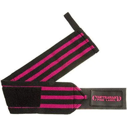 Contraband Pink Label 1007 Wrist Wraps in Light/Medium/Heavy Strength