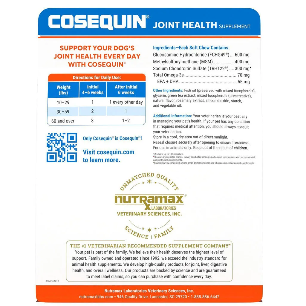 Cosequin® Maximum Strength With MSM PLUS Omega-3s