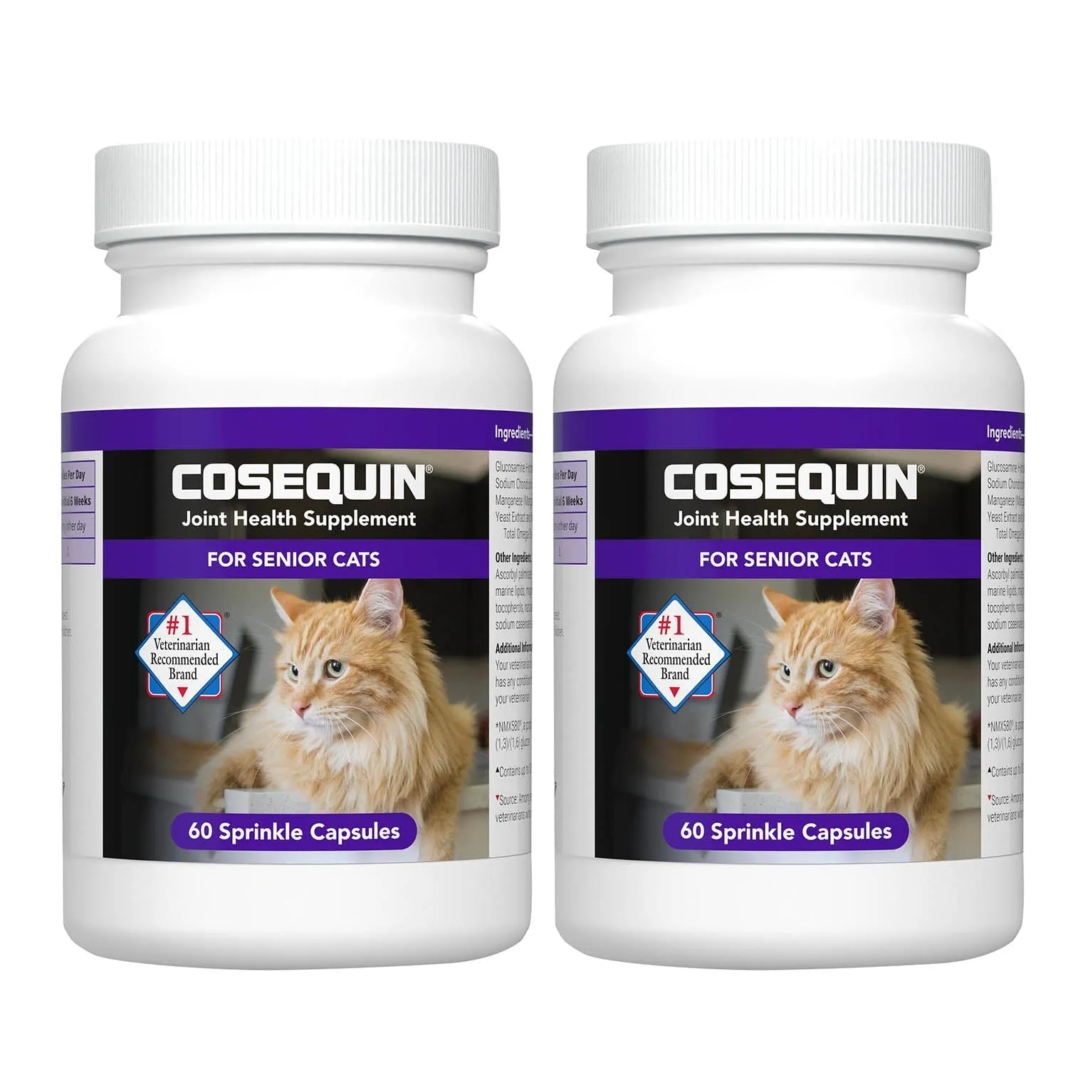 Cosequin Senior Joint Health Supplement for Cats, 60 Sprinkle Capsules