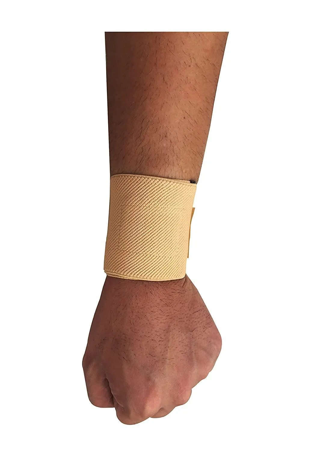 Cotton Wrist Brace (Free Size; Skin) - Pack of 2