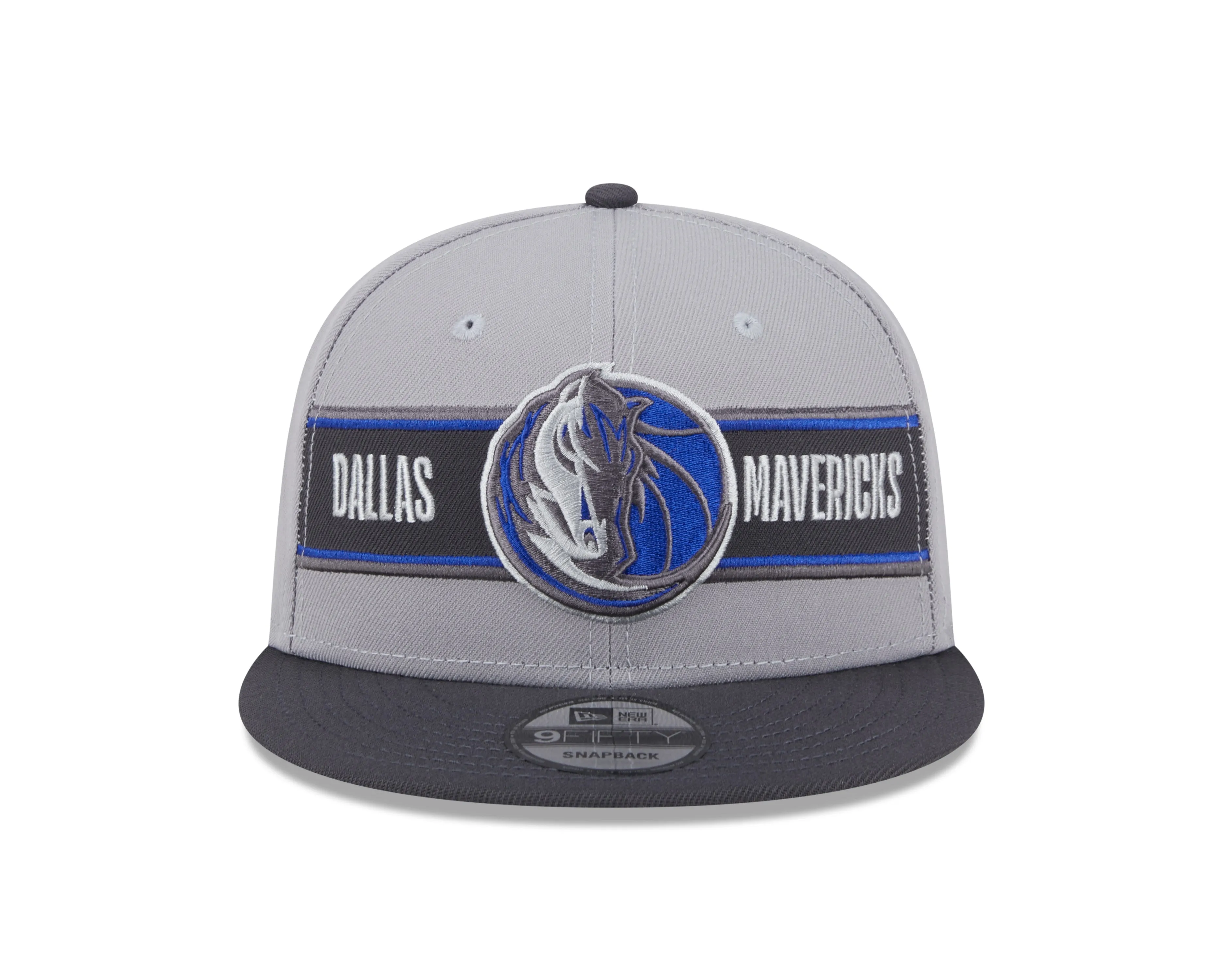 DALLAS MAVERICKS NEW ERA GREY ADJUSTABLE DRAFT CAP