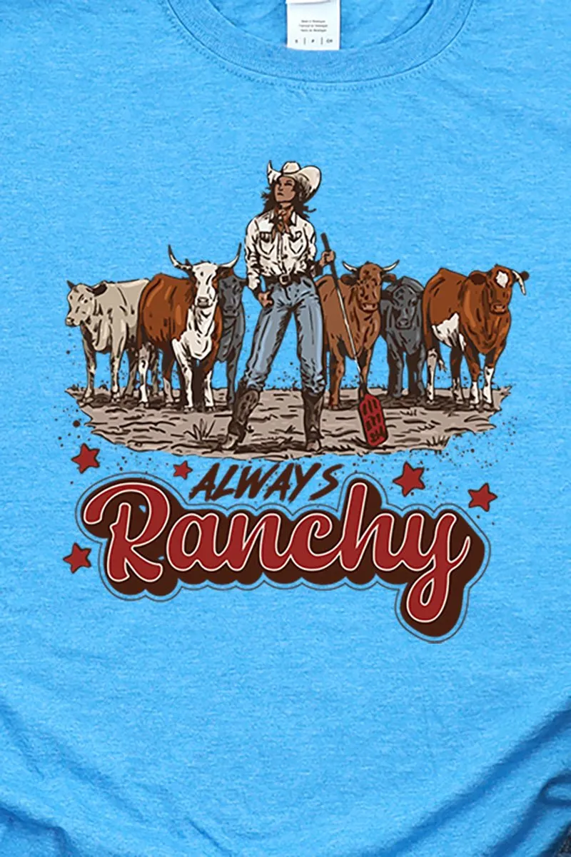 Doodle Always Ranchy Softstyle Adult T-Shirt