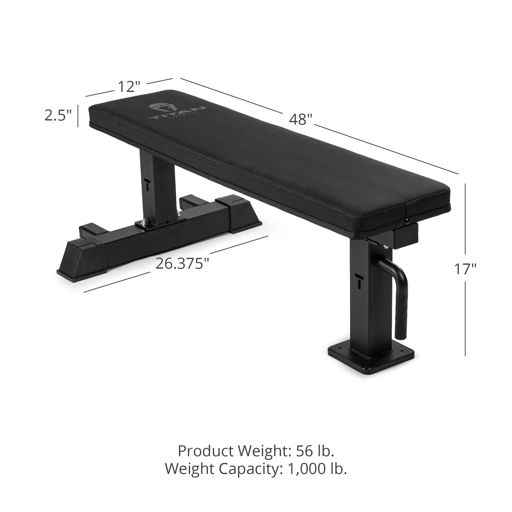 Elite Series Single Post Flat Bench