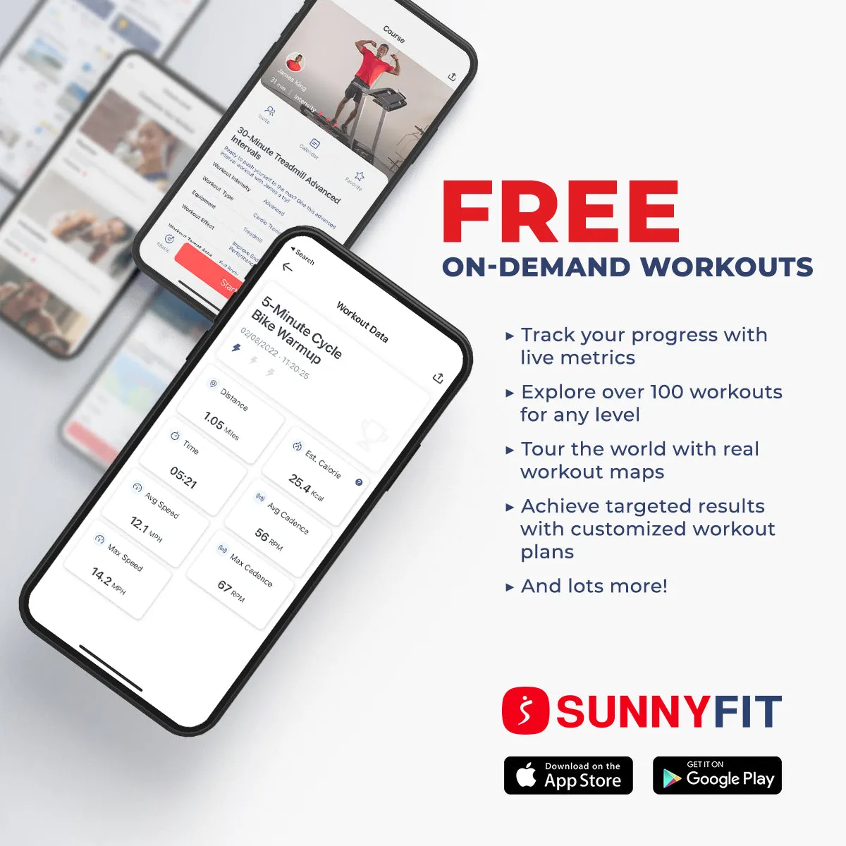 Essentials Series Magnetic Smart Elliptical with Exclusive SunnyFit® App Enhanced Bluetooth Connectivity