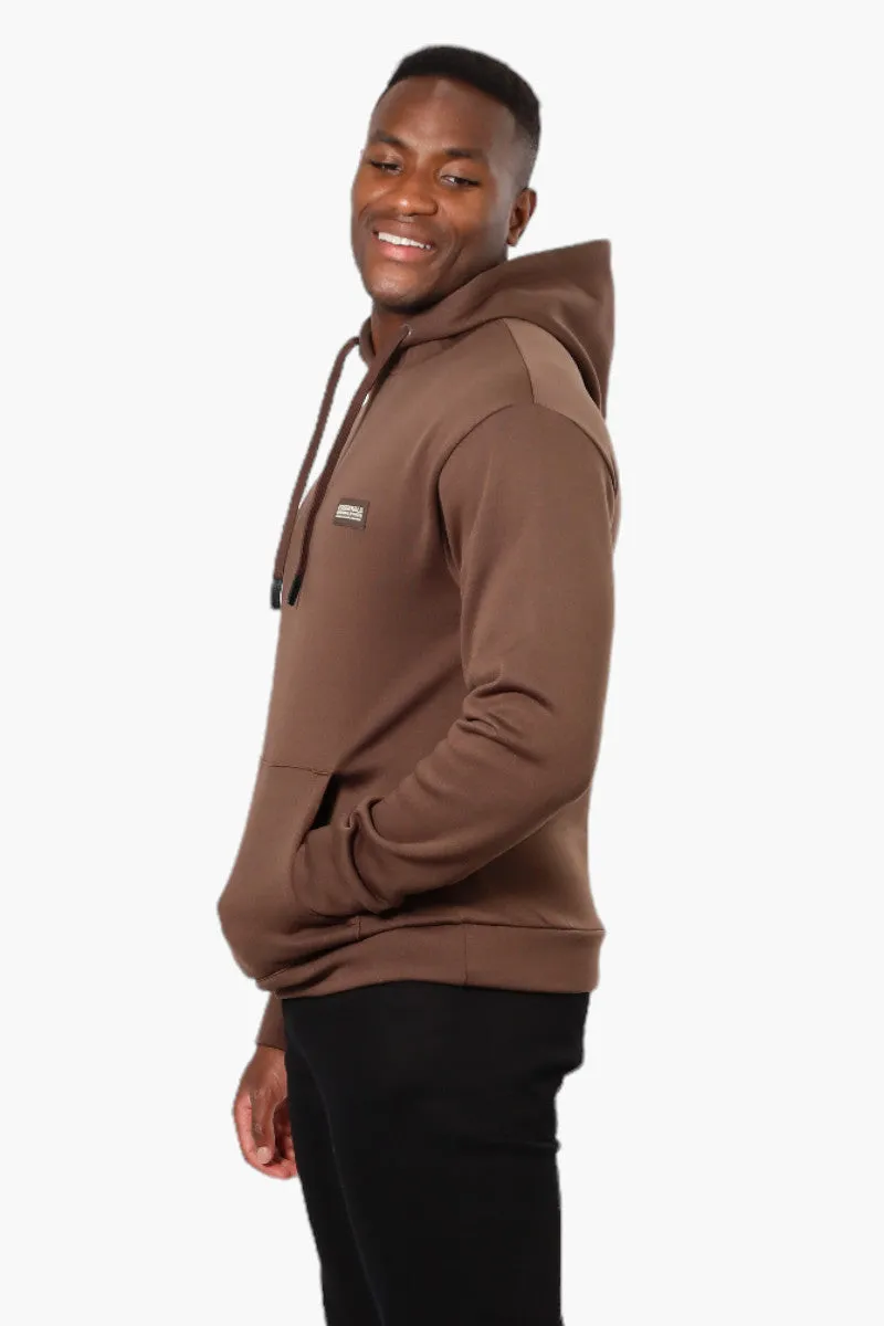 Essentials Solid Basic Pullover Hoodie - Brown