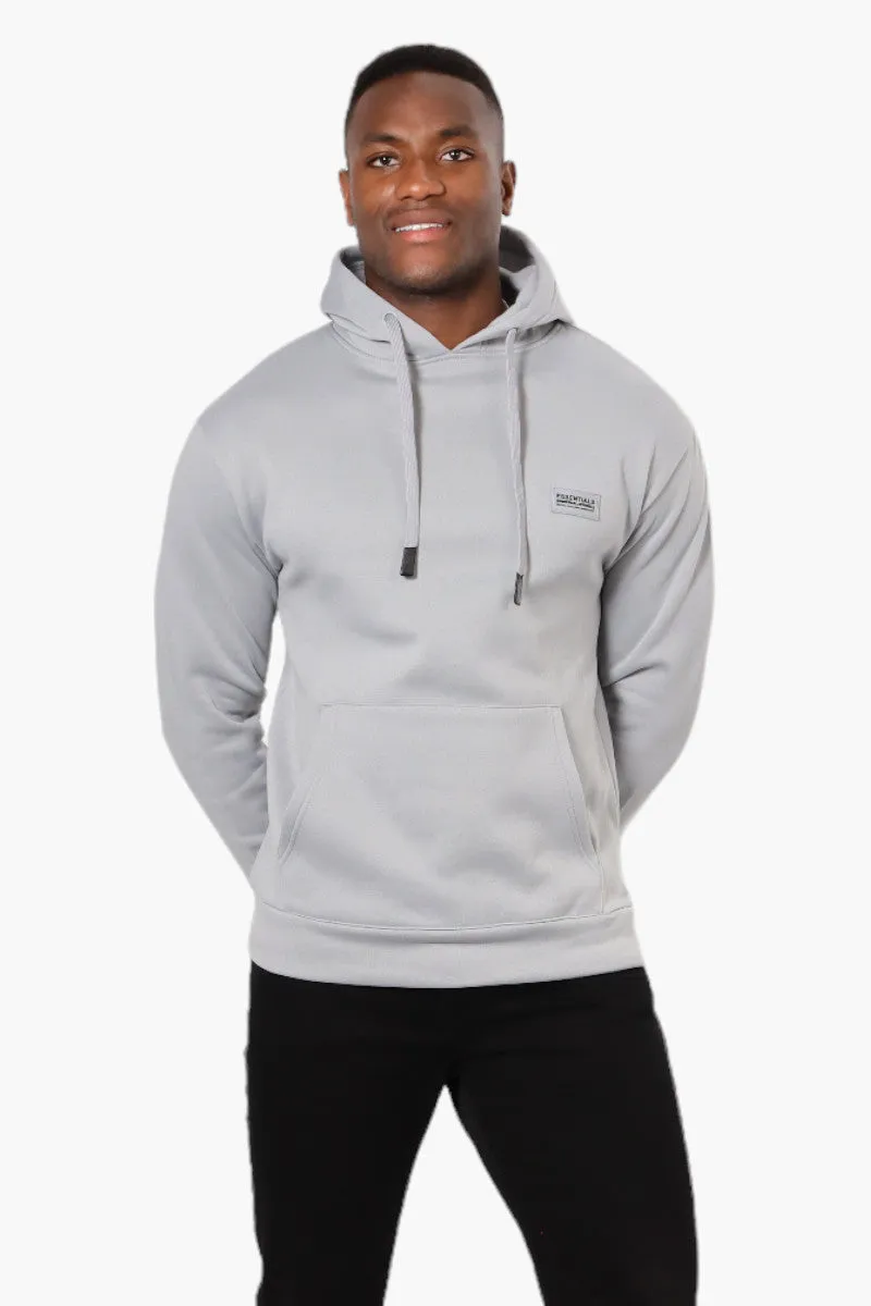 Essentials Solid Basic Pullover Hoodie - Grey