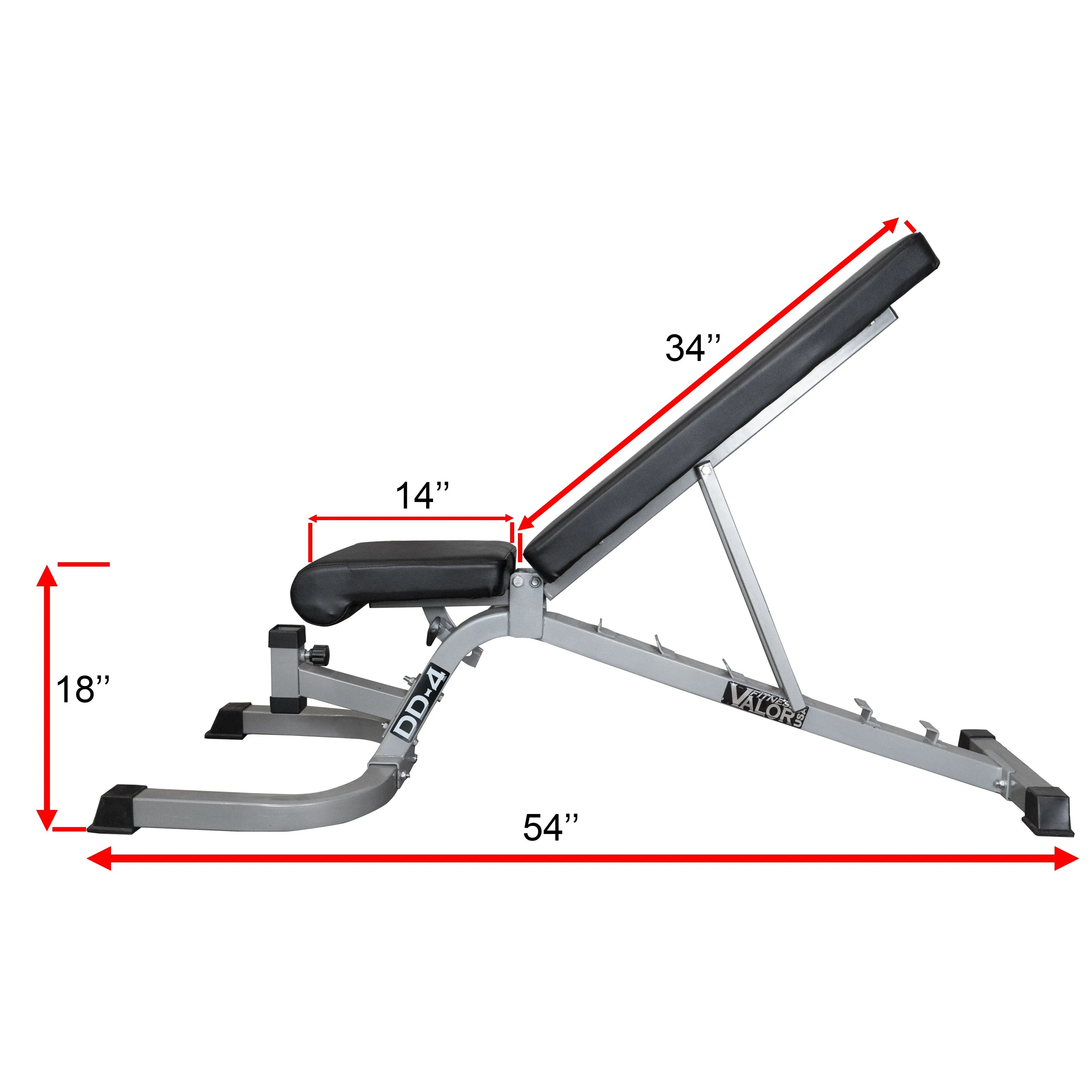 Flat - Incline - Decline Weight Bench