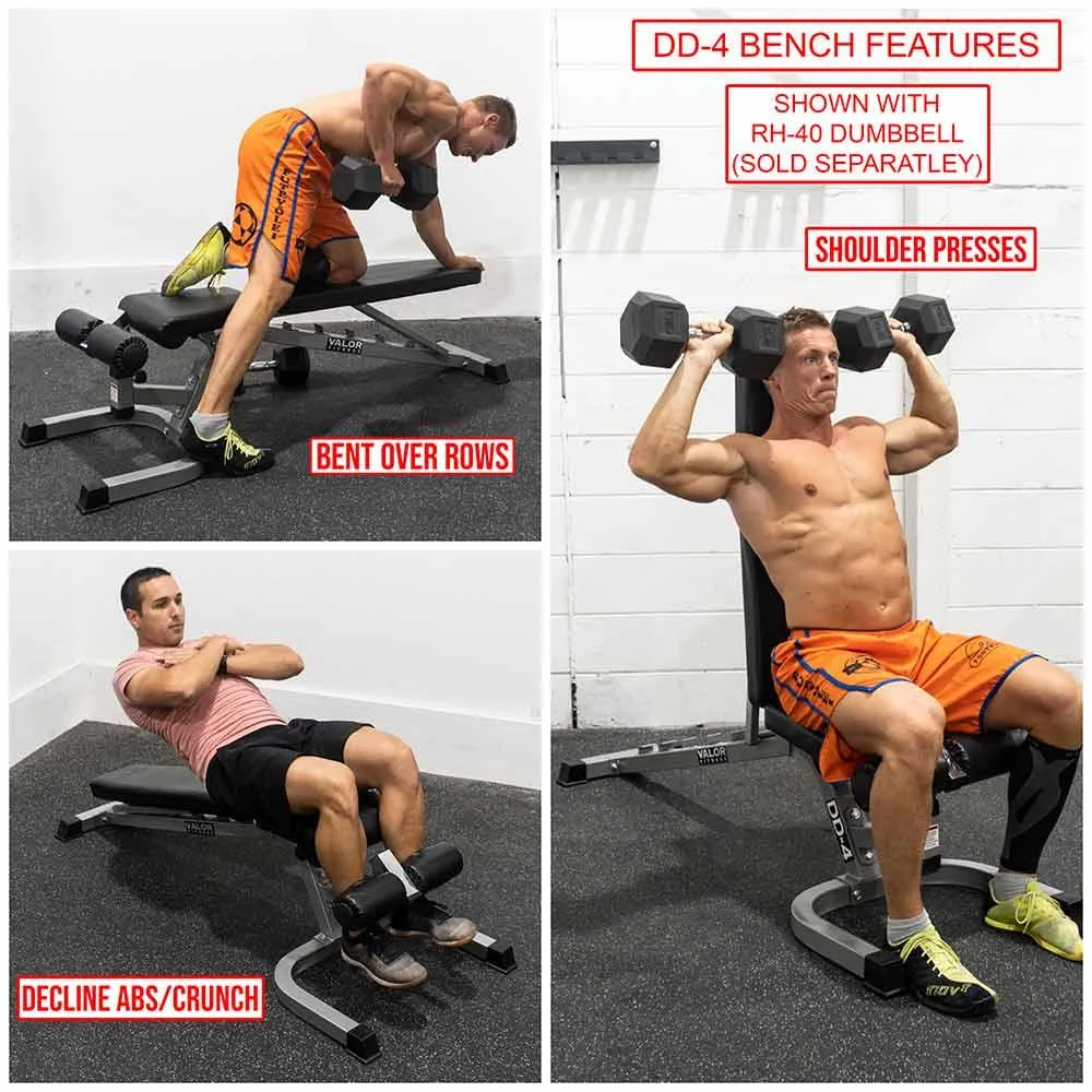 Flat - Incline - Decline Weight Bench