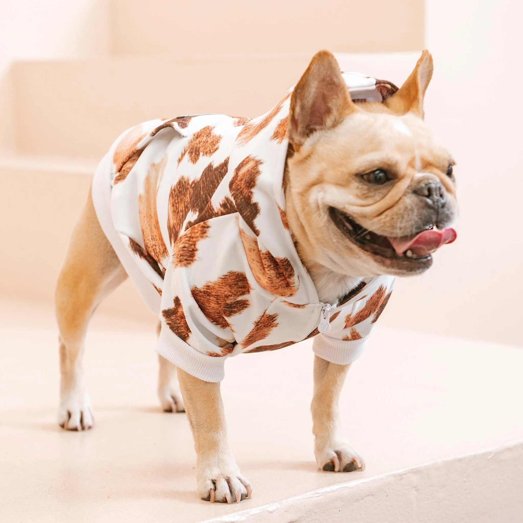 Frenchie Dog Hoodie - Moo