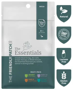 Friendly Patch CO - The Essentials Pack - 2 energy, 2 sleep, 2 stress, 2 immune