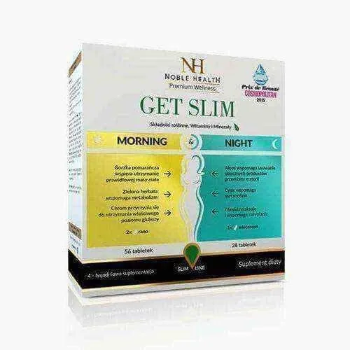 Get Slim Morning & Night (56 tablets per day   28 tablets per night)