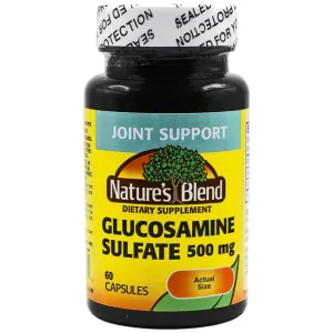 Glucosamine Sulfate 500mg Capsules by Nature's Blend 60 Count