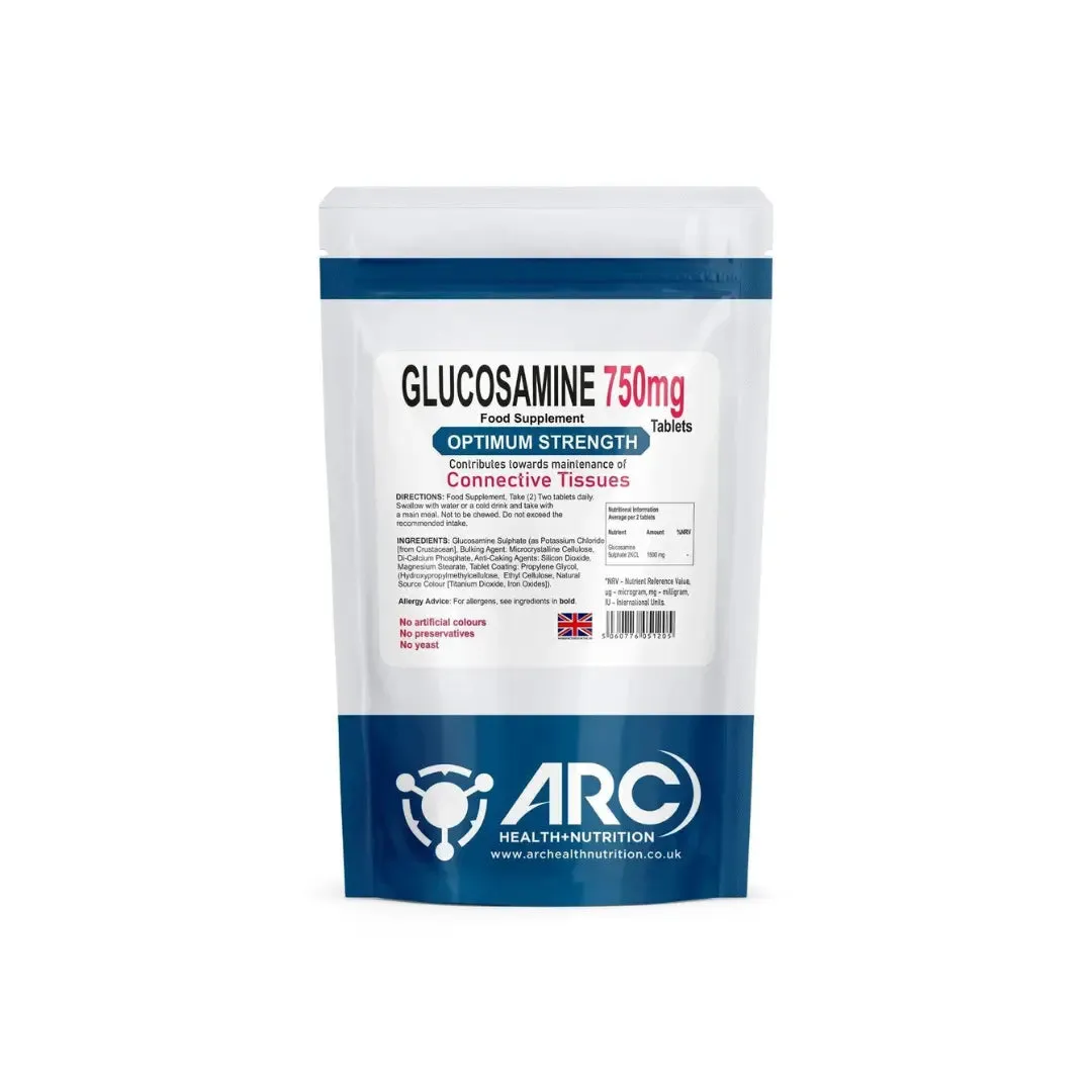 Glucosamine Sulphate 2KCL 750mg Tablets for Healthy Joints