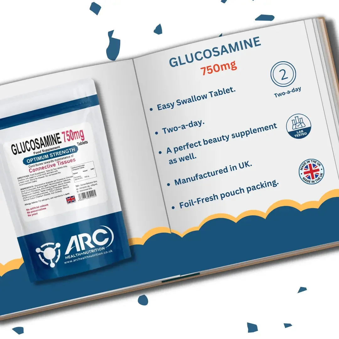 Glucosamine Sulphate 2KCL 750mg Tablets for Healthy Joints