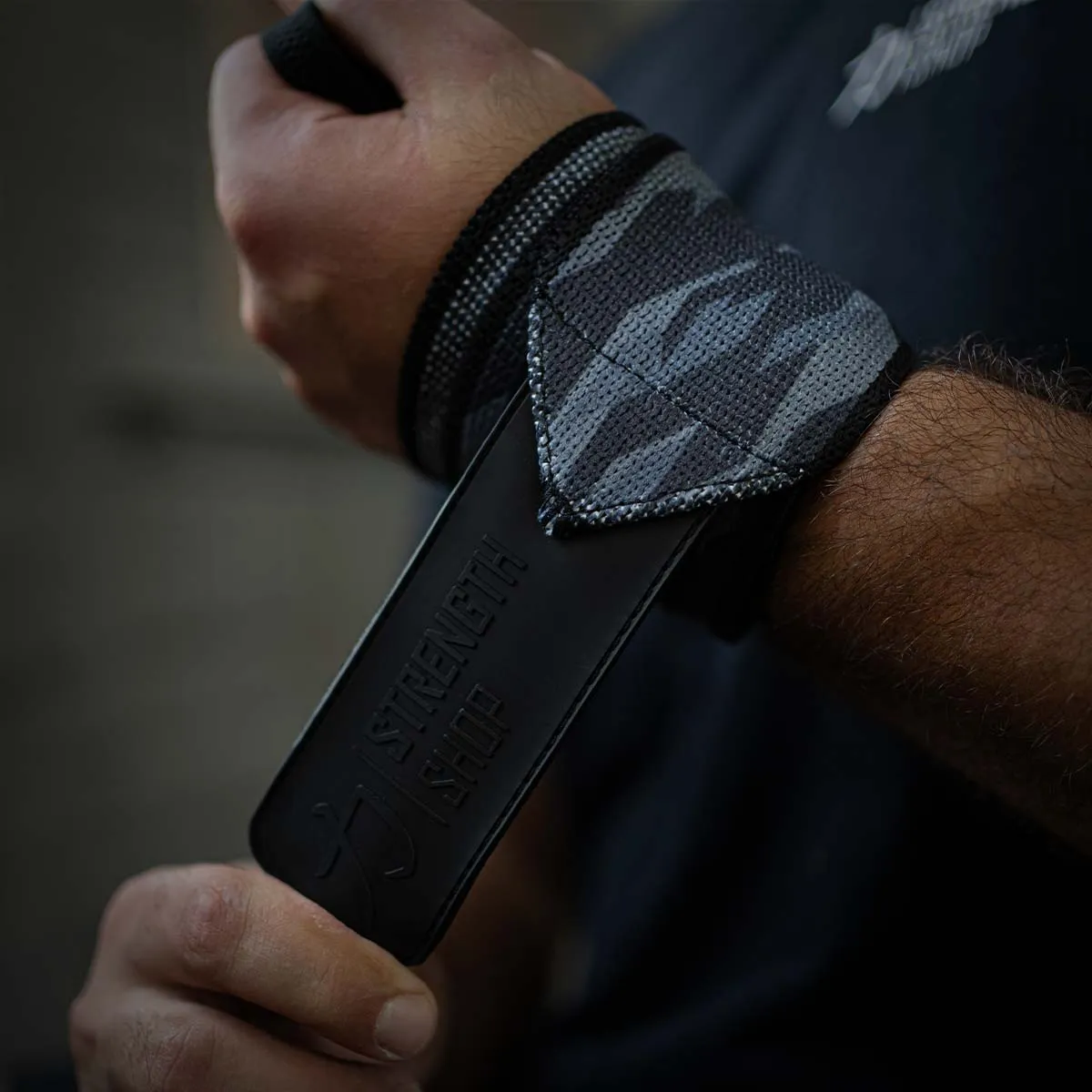 Heavy Wrist Wraps, Dark Camo, IPF Approved – 60cm/90cm