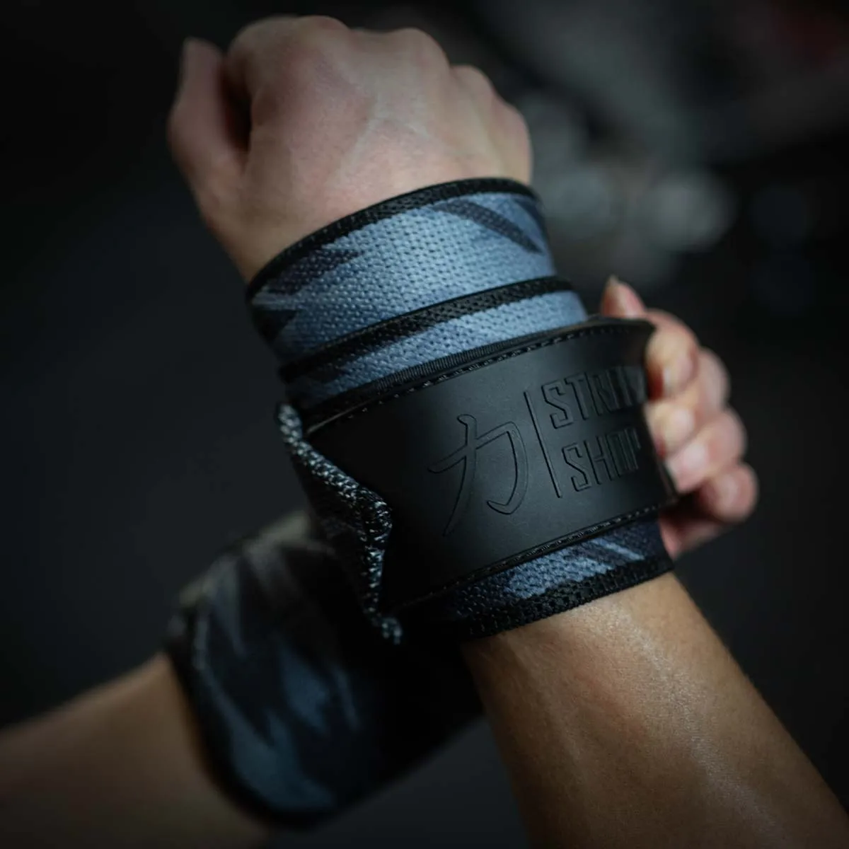 Heavy Wrist Wraps, Dark Camo, IPF Approved – 60cm/90cm