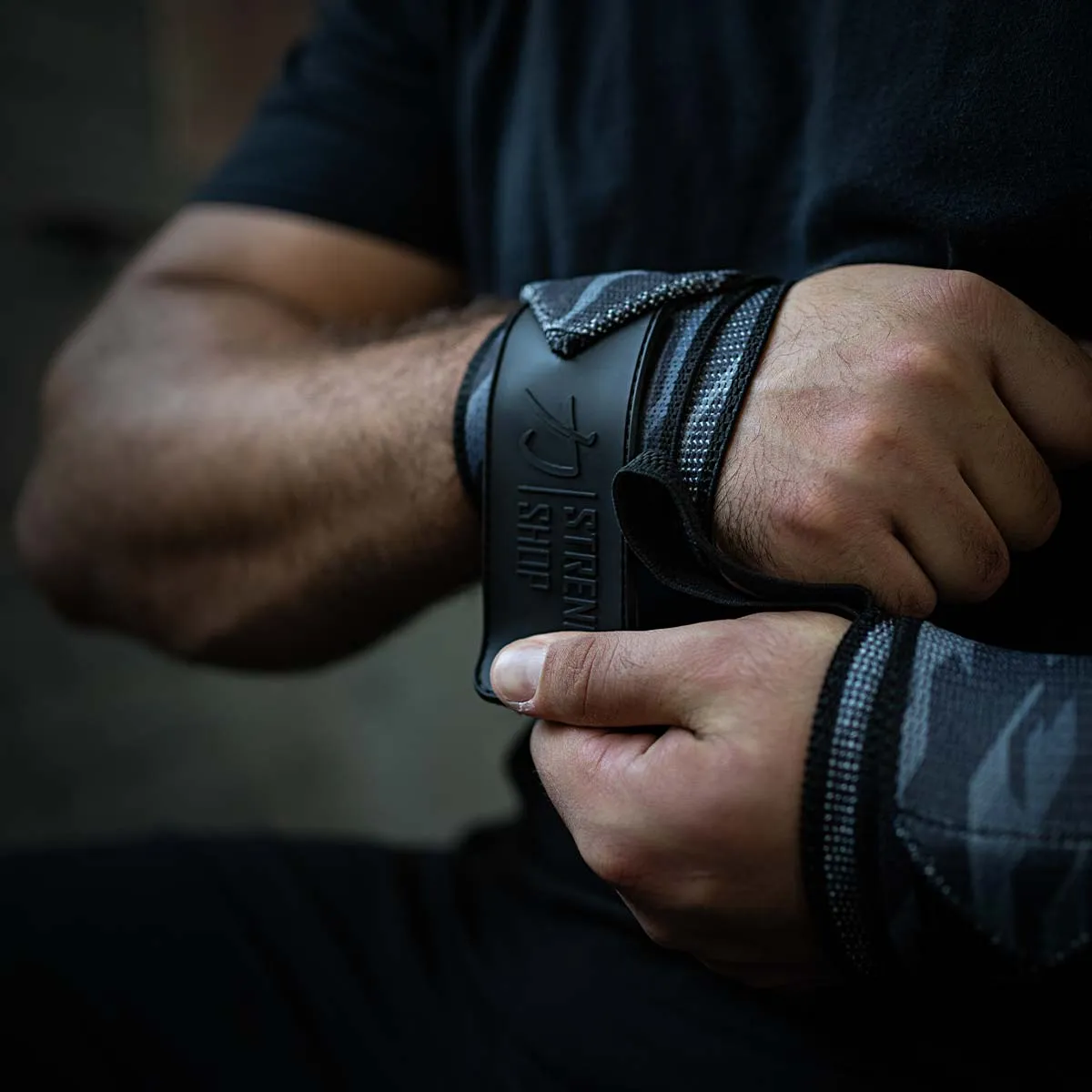 Heavy Wrist Wraps, Dark Camo, IPF Approved – 60cm/90cm