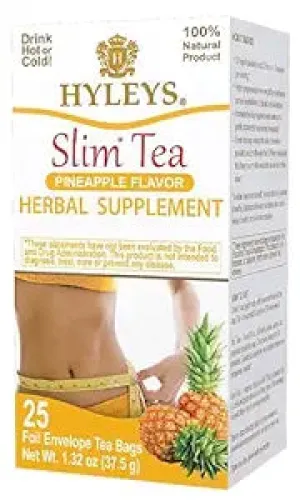 Hyleys Slim Tea Pineapple Flavor Tea 25ct