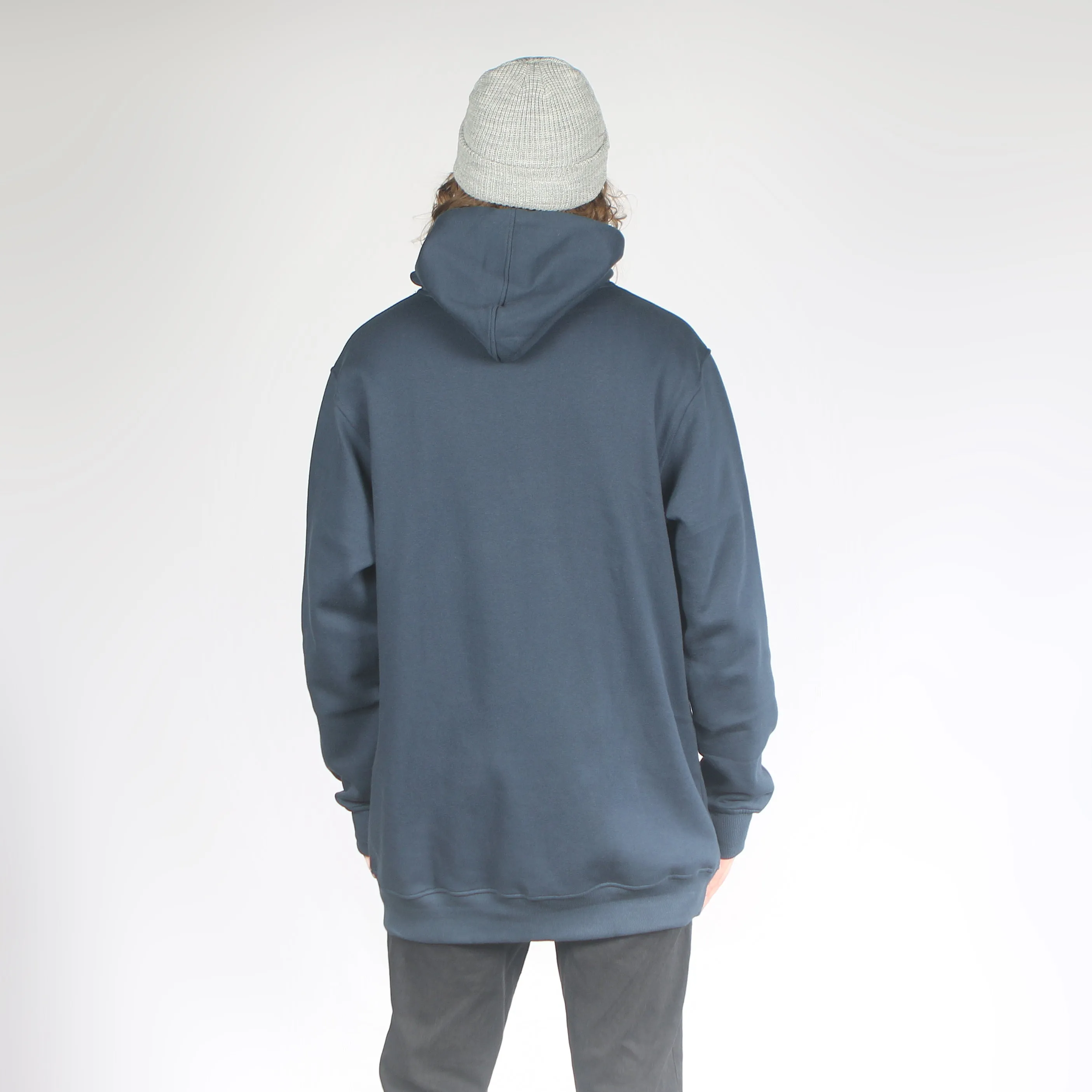 I Ride Sideways DWR Shred Fit Hoodie Glow Navy