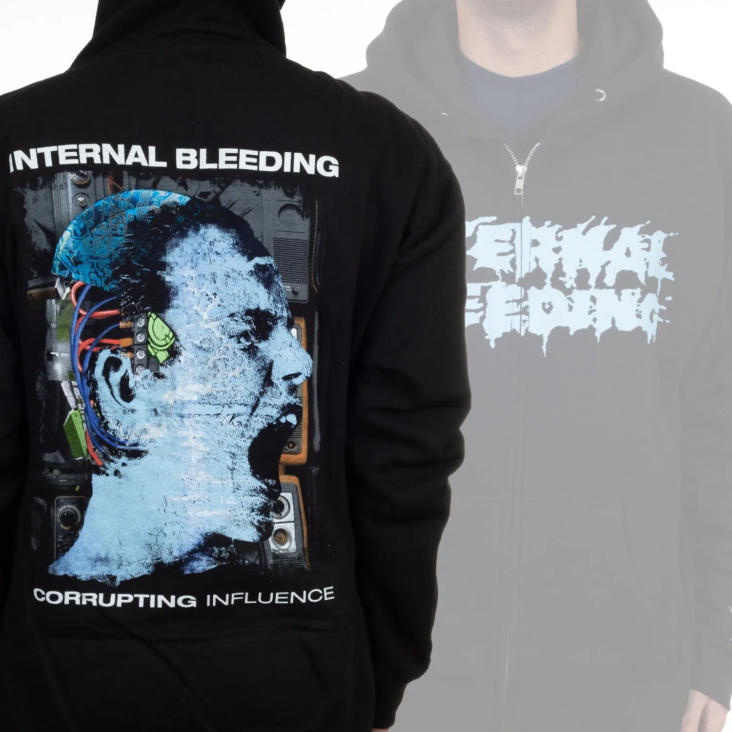 Internal Bleeding "Corrupting Influence" Zip Hoodie