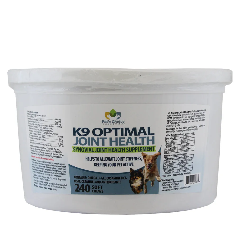 K9 Optimal Joint Health Soft Chew