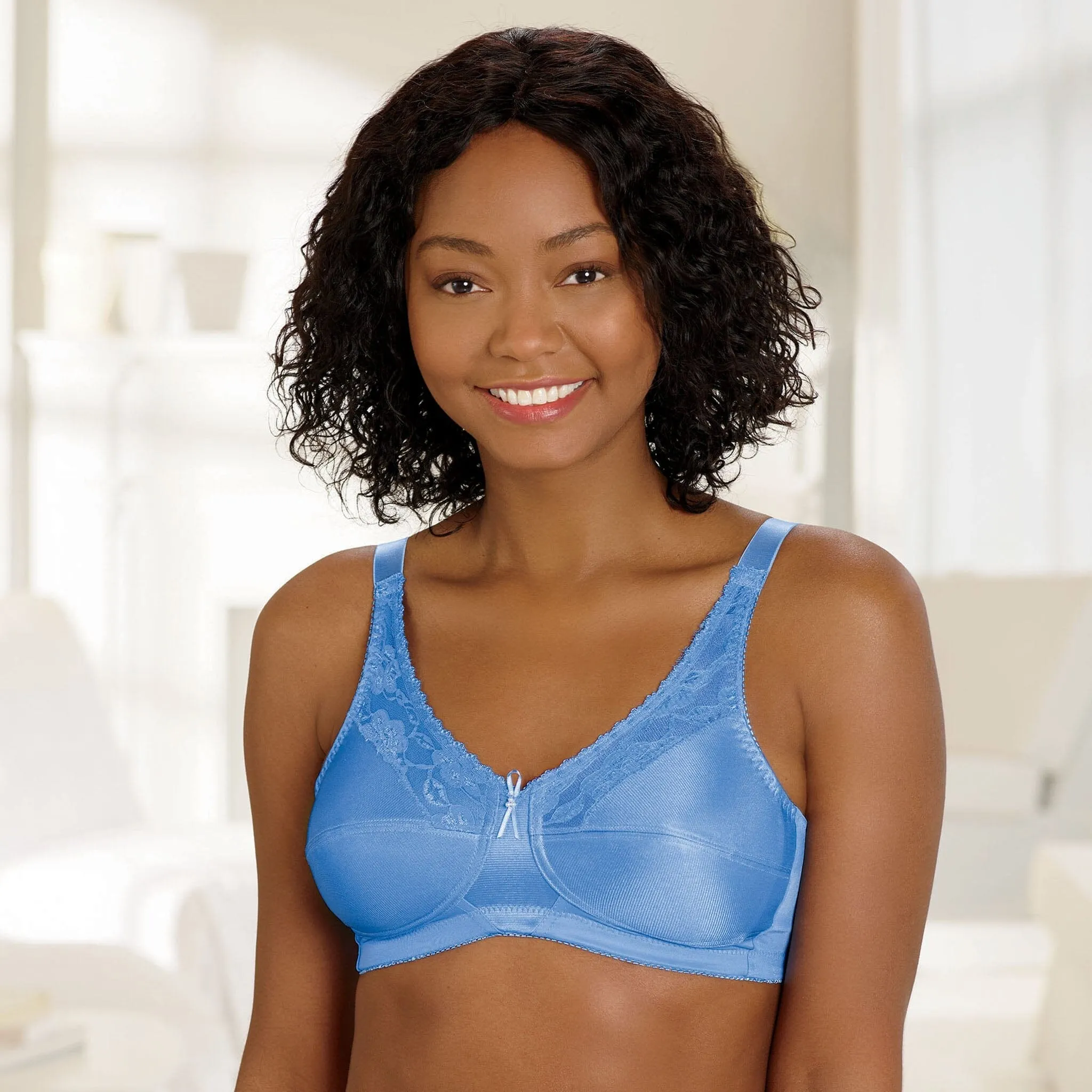 Lace Accent Especially for You Bra Blue/Right