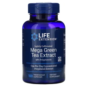 Life Extension Mega Green Tea Extract (Lightly Caffeinated) 100 Capsules