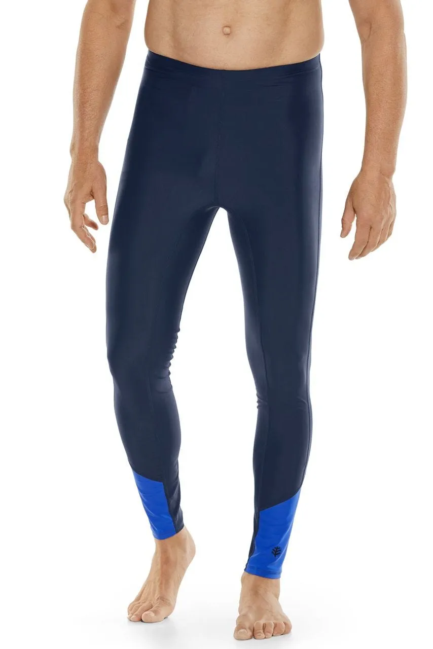 Men's Point Break Swim Tights | Navy Colorblock