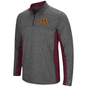 Minnesota Golden Gophers Colosseum Gray Milton 1/4 Zip LS Windshirt