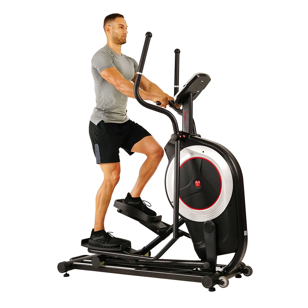 Motorized Elliptical Machine Trainer w/ Heart Rate Monitoring