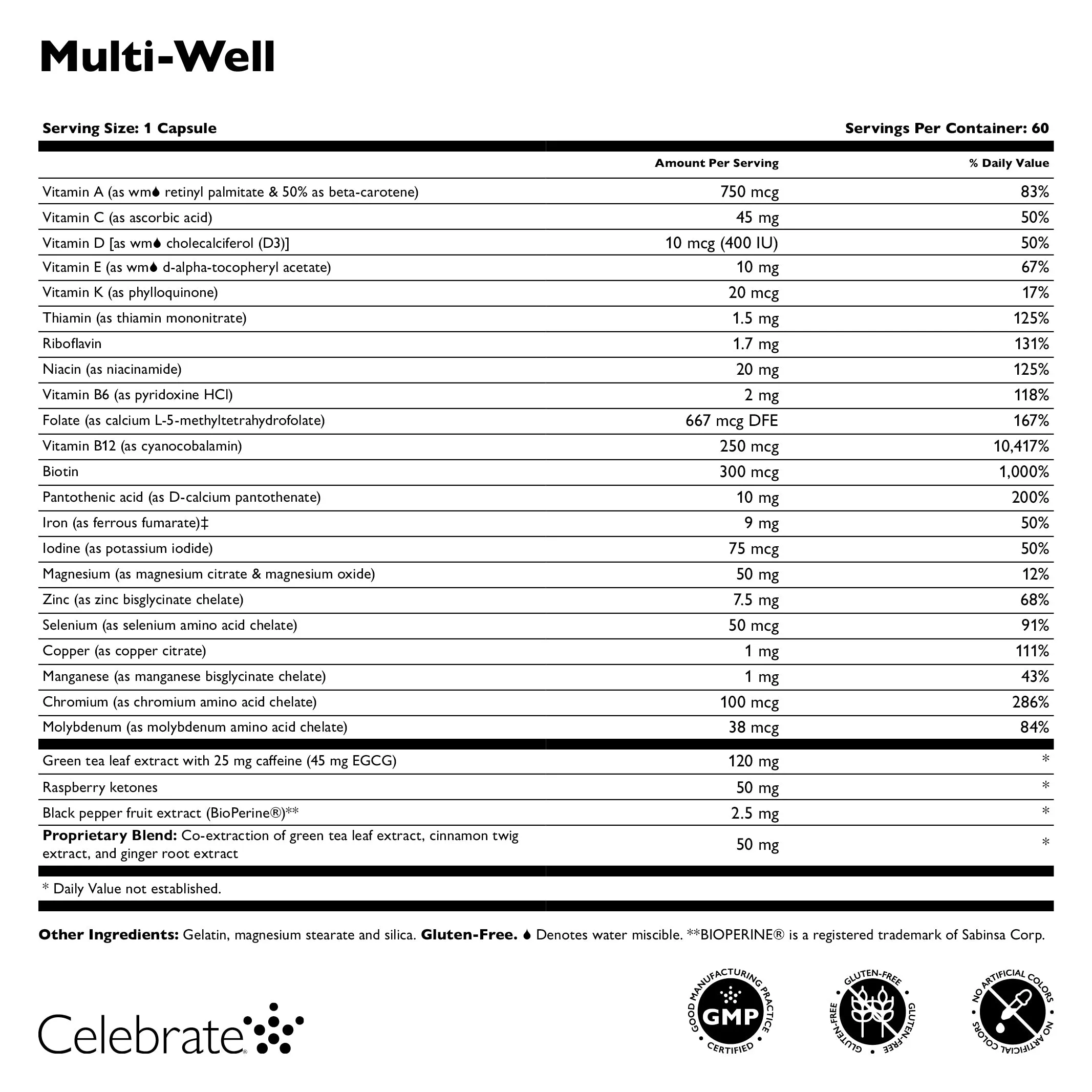 Multi-Well Multivitamin Capsules