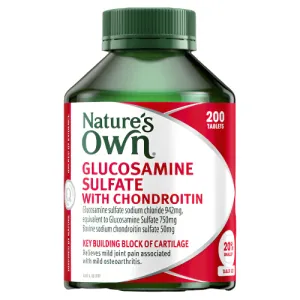 Nature's Own Glucosamine Sulfate & Chondroitin Tabs 200