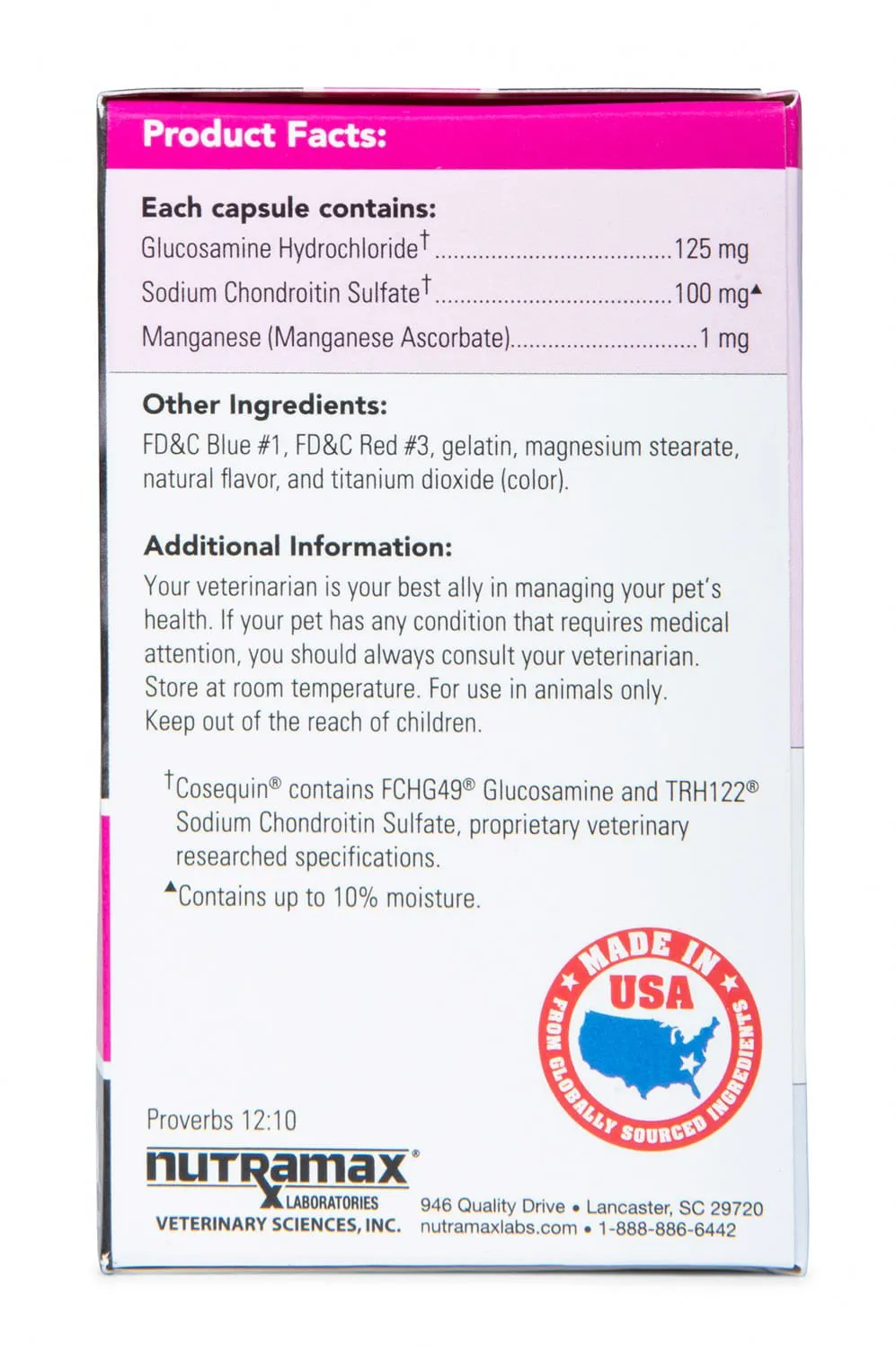 Nutramax Cosequin Joint Health Supplement for Cats - With Glucosamine and Chondroitin