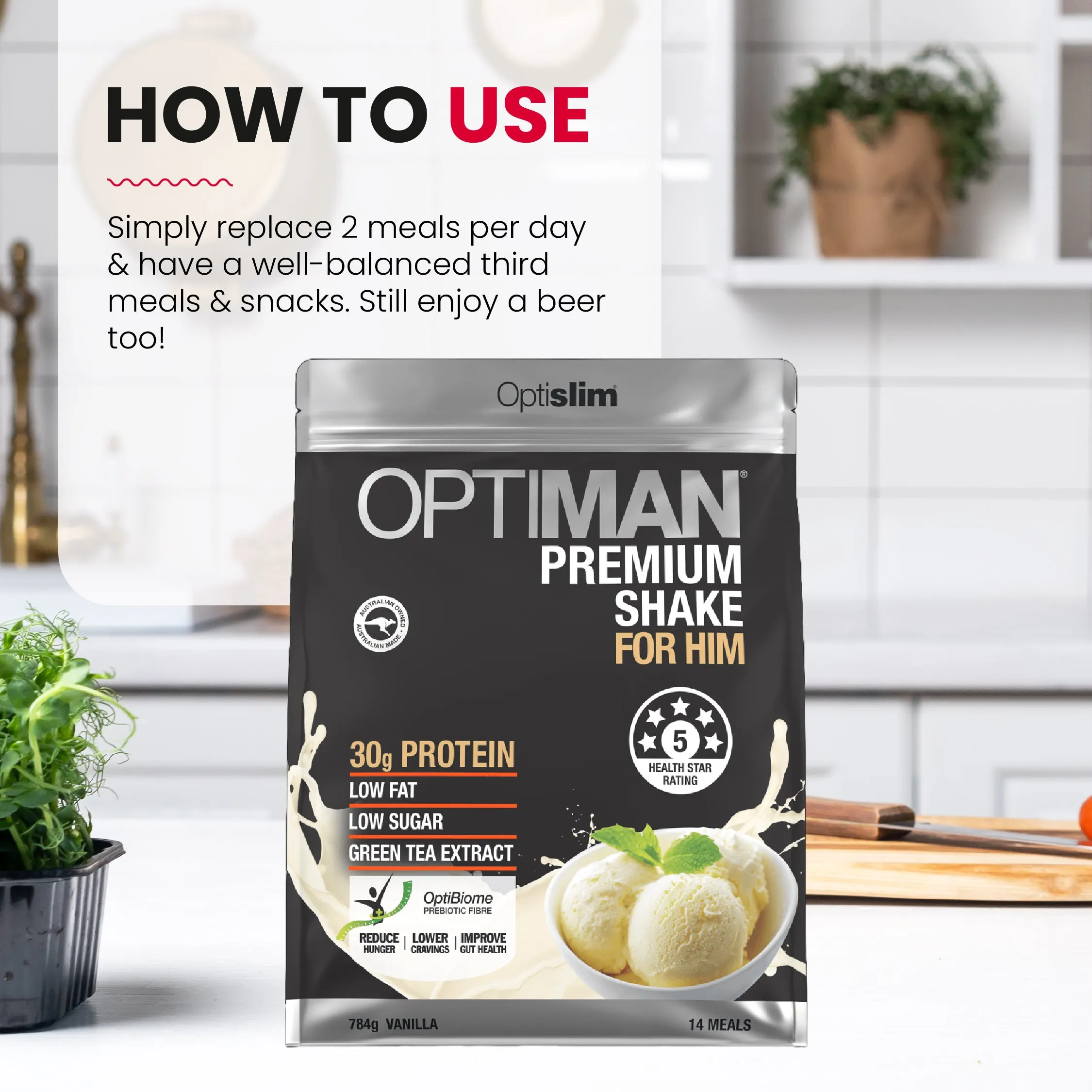 Optiman For Him Chocolate Shake