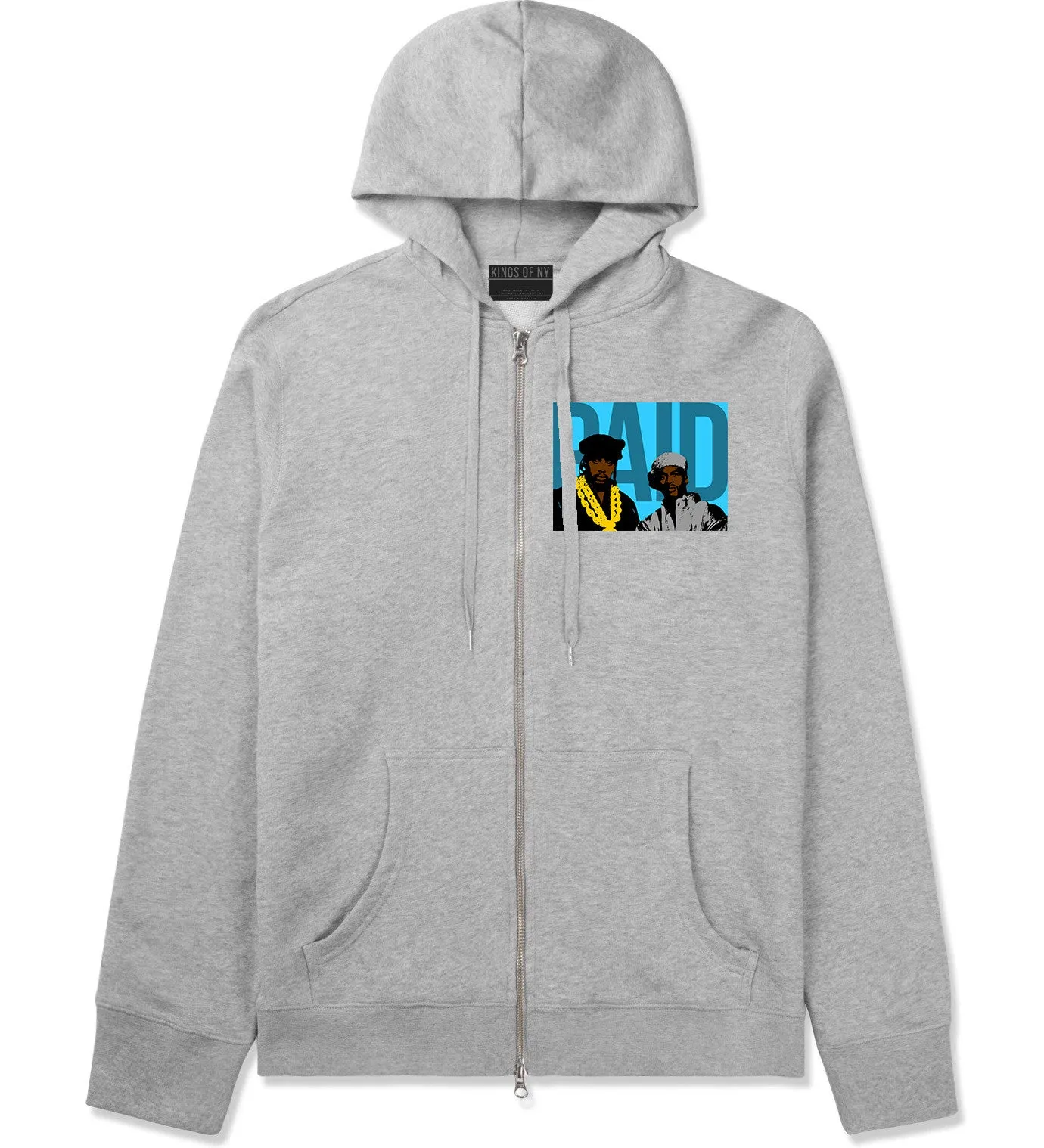 Paid In Full Artwork Zip Up Hoodie